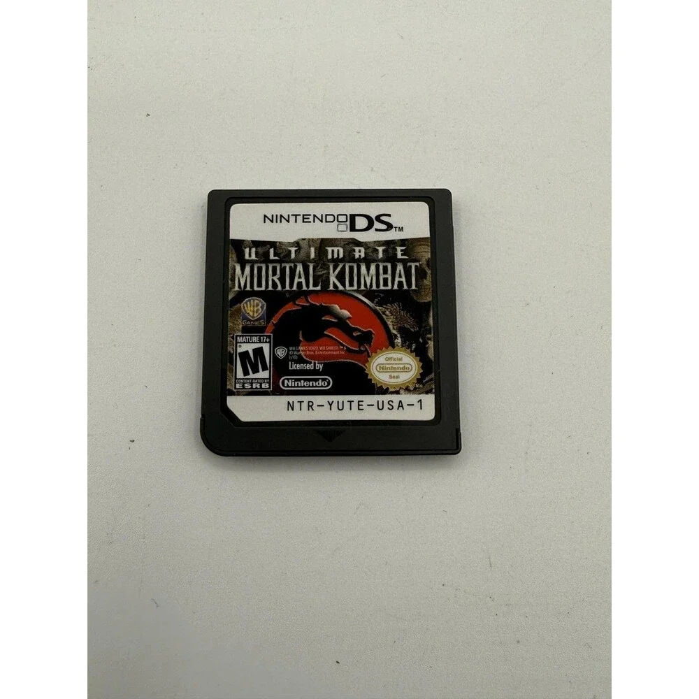 Ultimate Mortal Kombat Nintendo DS Game Cart M Mature 2007 WB Fighting Puzzle